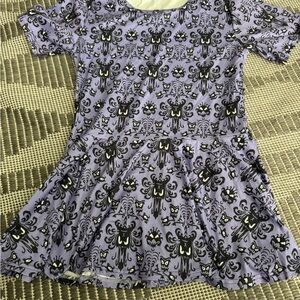 Purple Patterned Dress